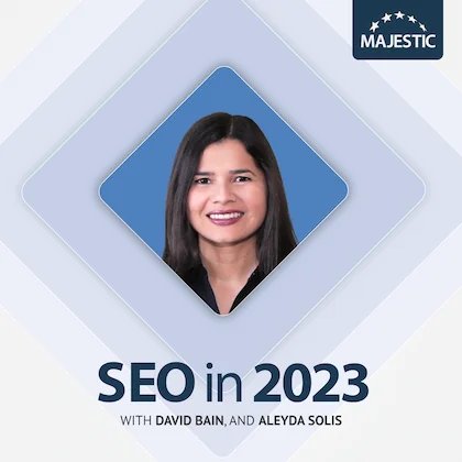 Aleyda Solis 2023 podcast cover with logo