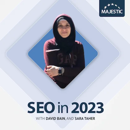 Sara Taher 2023 podcast cover with logo