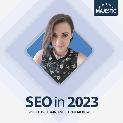 Sarah McDowell 2023 podcast cover with logo